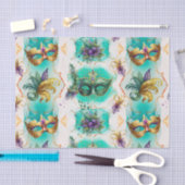 Papier Mousseline Fun Mardi Gras Masques (Artisanat)
