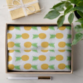 Papier Mousseline Fun Motif ananas tissu d'emballage (Cadeau)