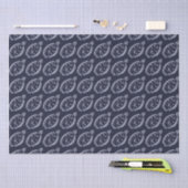 Papier Mousseline Fun Poisson Fun Flounder dans le violet clair sur (Artisanat)