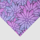 Papier Mousseline Fun Purple Flowers (Détail)