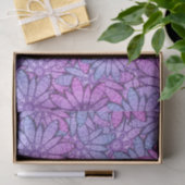 Papier Mousseline Fun Purple Flowers (Cadeau)