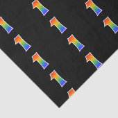 Papier Mousseline Fun Rainbow Spectrum Motif "1" Numéro d'événement (Détail)