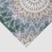 Papier Mousseline Fun Trippy Hippy Psychedelic Fractal Kaleidoscope (Détail)