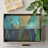 Papier Mousseline Funérailles de l'île par Newell Convers Wyeth (Cadeau)