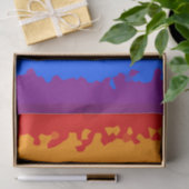Papier Mousseline Funky Boho Abstrait Gay Rainbow Mosaic Pride Drape (Cadeau)