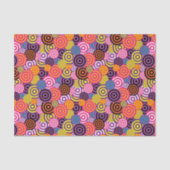 PAPIER MOUSSELINE FUNKY CIRCLES MOTIF (Recto)
