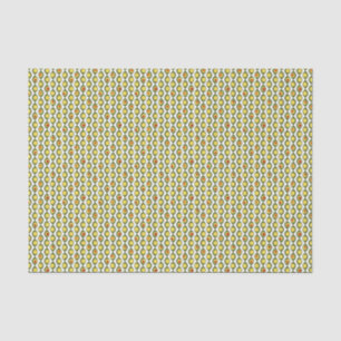 Papier Mousseline Funky Retro Perle d'Olive Personnalisé Couleurs Mo