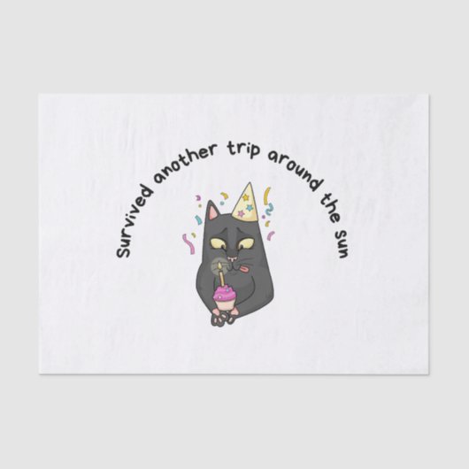 Papier Mousseline Funny Birthday (Recto)