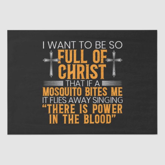 Papier Mousseline Funny Christian Religious Servant of God Faithful (Recto)