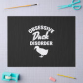 Papier Mousseline Funny Duck Hunting Odd Obsessive Duck Disorder (Artisanat)