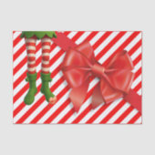 Papier Mousseline Funny Elf Legs Christmas | North Pole Mischief (Recto)