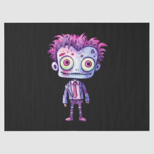 Papier Mousseline Funny Frankenstein Monster Halloween Fun (Recto)