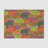 Papier Mousseline Funny Halloween Candy (Recto)