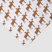 Papier Mousseline Funny moose (Détail)