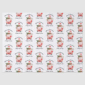 Papier Mousseline Funny new year truck Christmas (Recto)