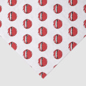 Papier Mousseline Funny Red Lips  (Détail)