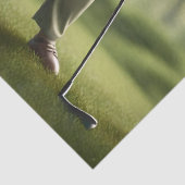 Papier Mousseline Funny Sloth Golf Player, (Détail)