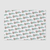 Papier Mousseline Funny Snowman Merry Christmas Surprise Cartoon (Recto)