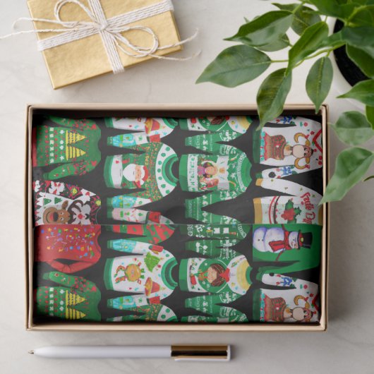 Papier Mousseline Funny Ugly (Cadeau)