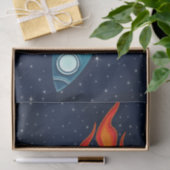 Papier Mousseline Fusée (Cadeau)