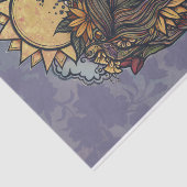 Papier Mousseline Gaia mère Terre déesse Tarot monde (Détail)