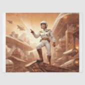 Papier Mousseline Galactic Explorer Decoupage (Recto)