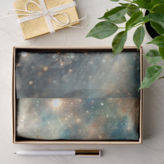 Papier Mousseline Galactic Lion Portrait Decoupage (Cadeau)