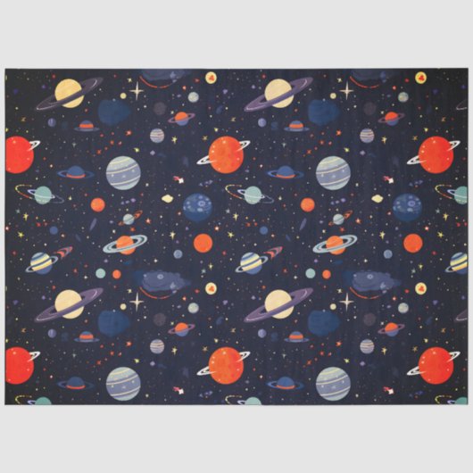 Papier Mousseline Galaxie (Recto)