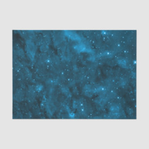 Papier Mousseline Galaxie bleue