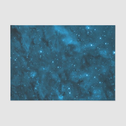 Papier Mousseline Galaxie bleue (Recto)