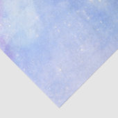 Papier Mousseline Galaxie Bleue Lumière Design 6 (Détail)