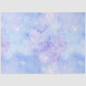 Papier Mousseline Galaxie Bleue Lumière Design 6 (Recto)