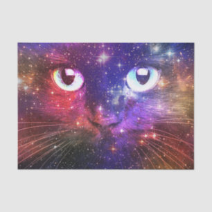 Papier Mousseline Galaxie de chat Burst de couleur