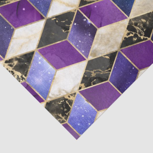 Papier Mousseline Galaxie isométrique série Design 4 (Détail)