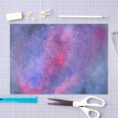 Papier Mousseline Galaxie ultra-violette (Artisanat)