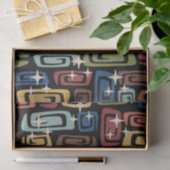 Papier Mousseline Galaxies cosmiques modernes du milieu du siècle (Cadeau)