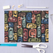 Papier Mousseline Galaxies cosmiques modernes du milieu du siècle (Artisanat)