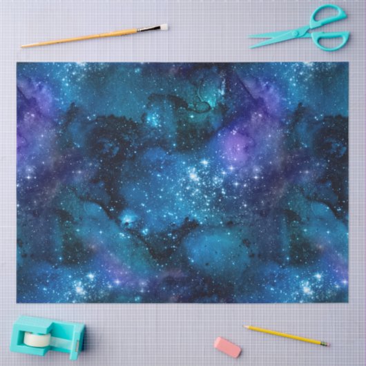 Papier Mousseline Galaxy Moon Series Design 12 (Artisanat)