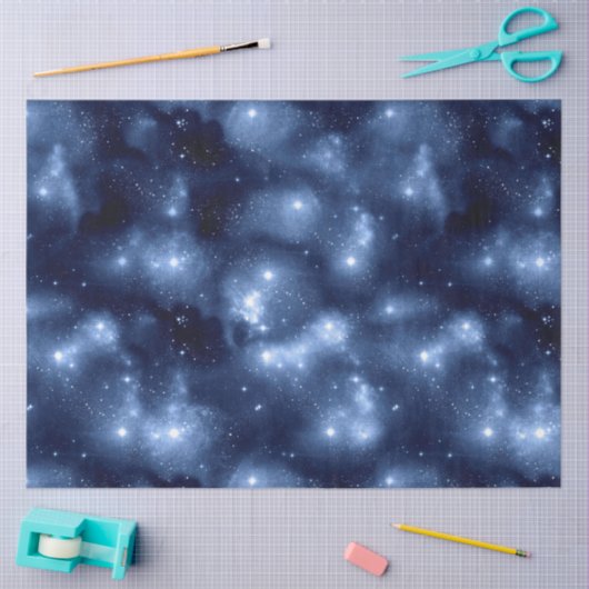 Papier Mousseline Galaxy Moon Series Design 4 (Artisanat)