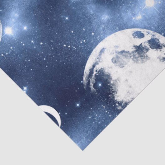 Papier Mousseline Galaxy Moon Series Design 7 (Détail)