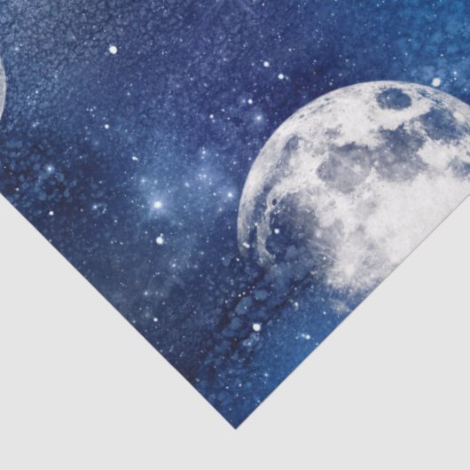 Papier Mousseline Galaxy Moon Series Design 8 (Détail)