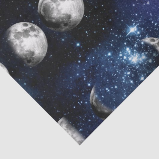 Papier Mousseline Galaxy Moon Series Design 9 (Détail)