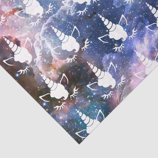 Papier Mousseline Galaxy Unicorn (Détail)