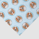 Papier Mousseline Gallois Springer espagnol peinture de chien origin (Détail)