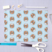 Papier Mousseline Gallois Springer espagnol peinture de chien origin (Artisanat)