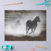 Papier Mousseline Galloping de Wild Horse (Artisanat)