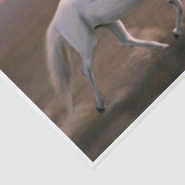 Papier Mousseline Galloping White Horse (Détail)