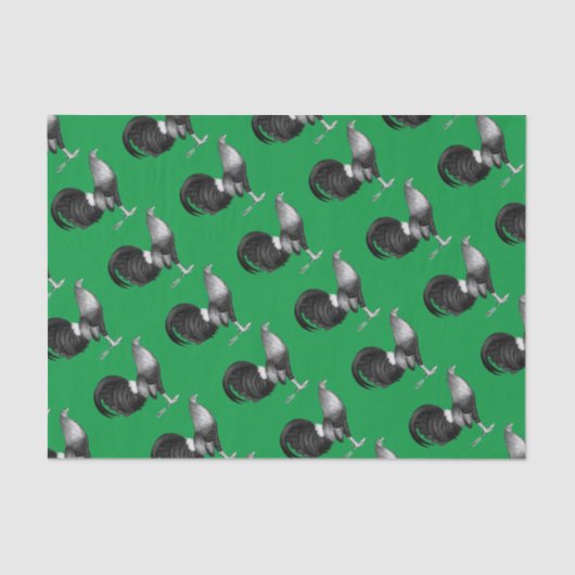 Papier Mousseline Gamecock Red Hatch (Recto)