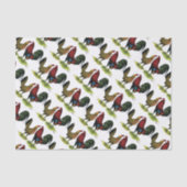 Papier Mousseline Gamefowl Pair (Recto)