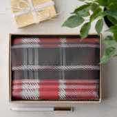 Papier Mousseline Gamme Abstraite Red Black (Cadeau)